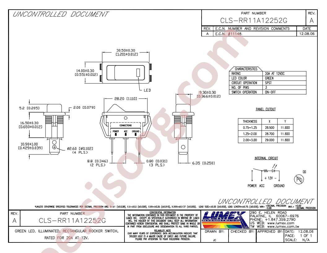 CLS-RR11A12252G