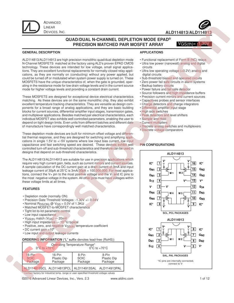 ALD114813PCL