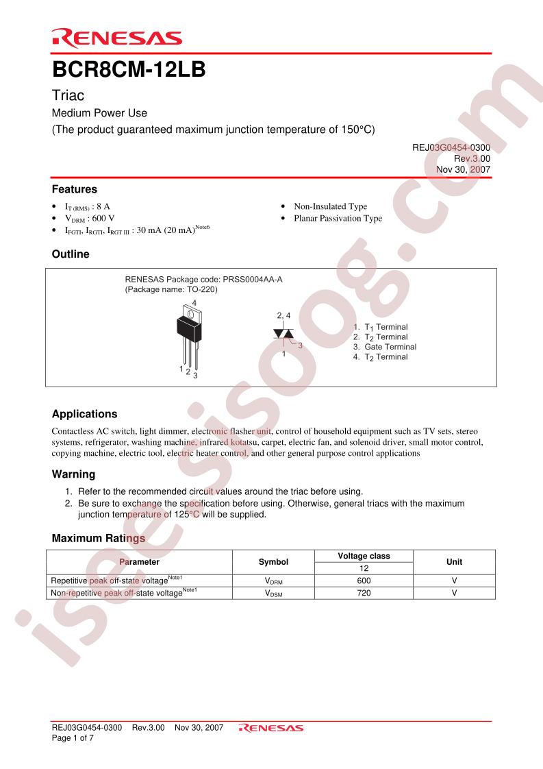 BCR8CM-12LB