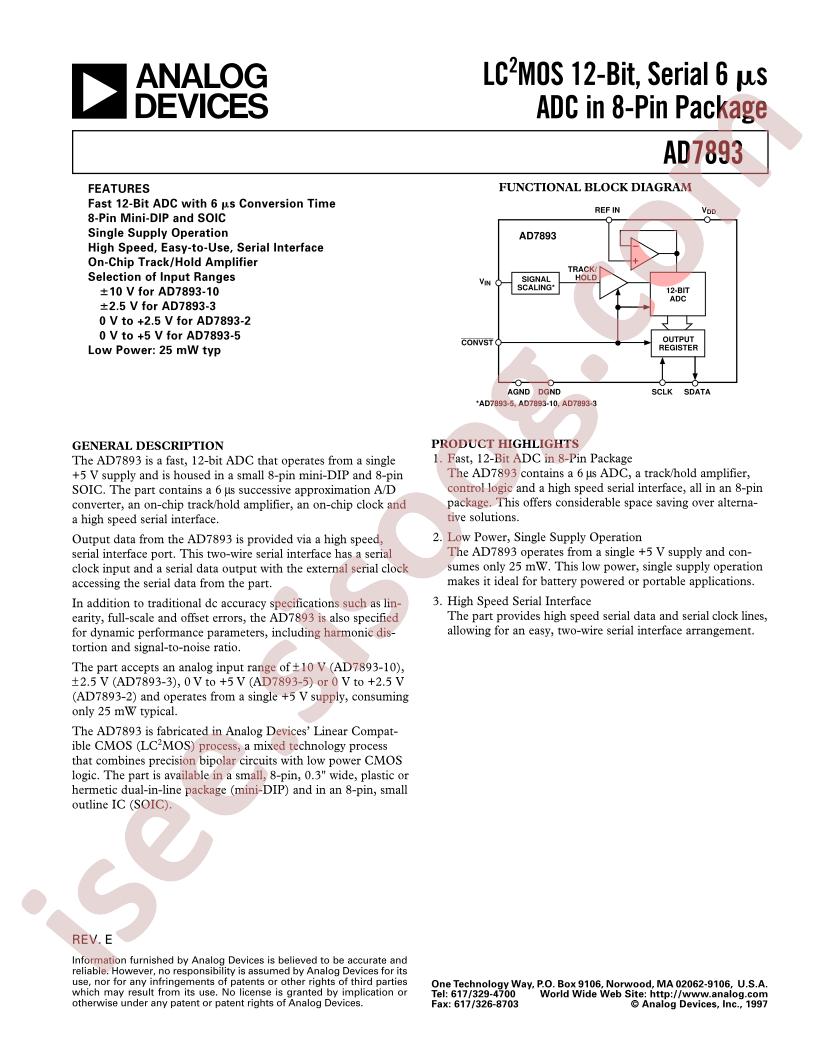 AD7893ARZ-3