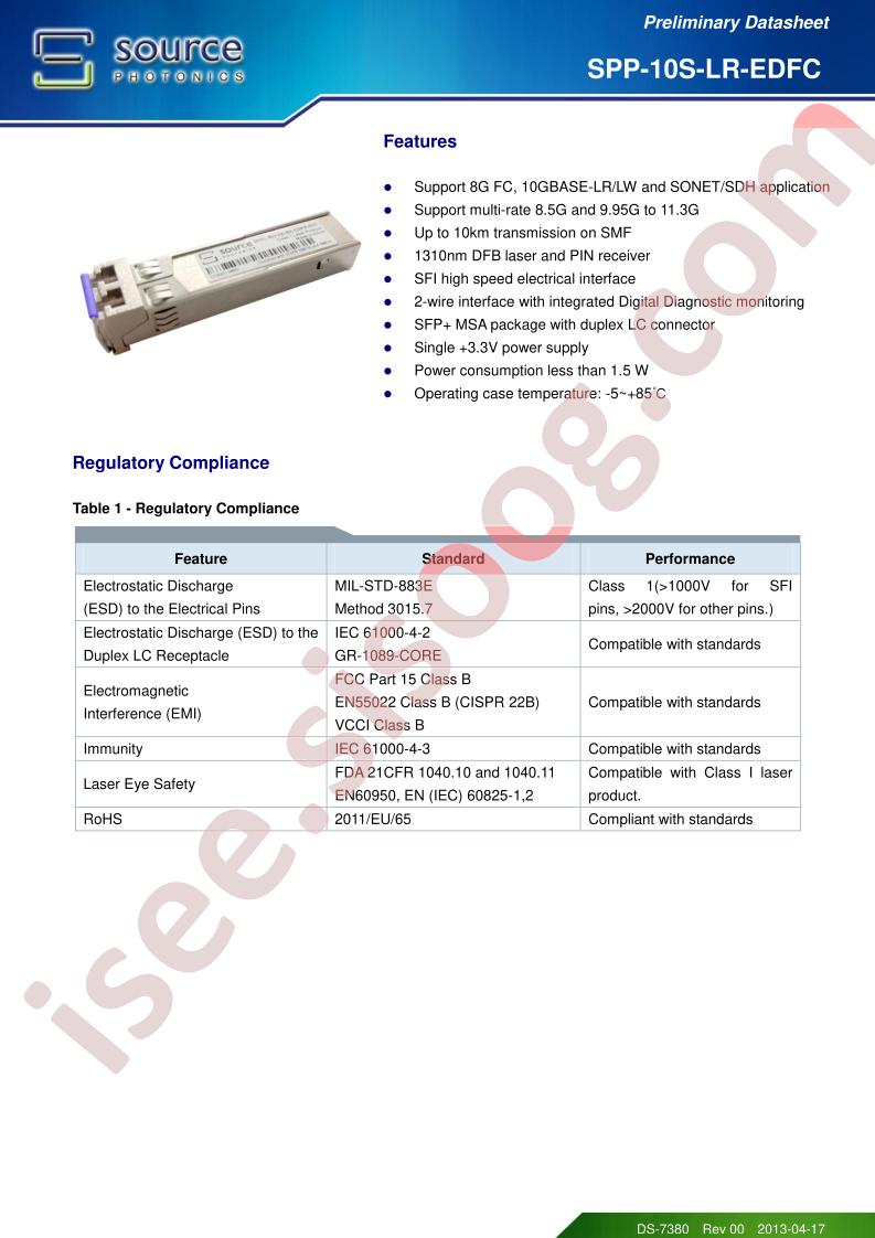 SPP-10S-LR-EDFC