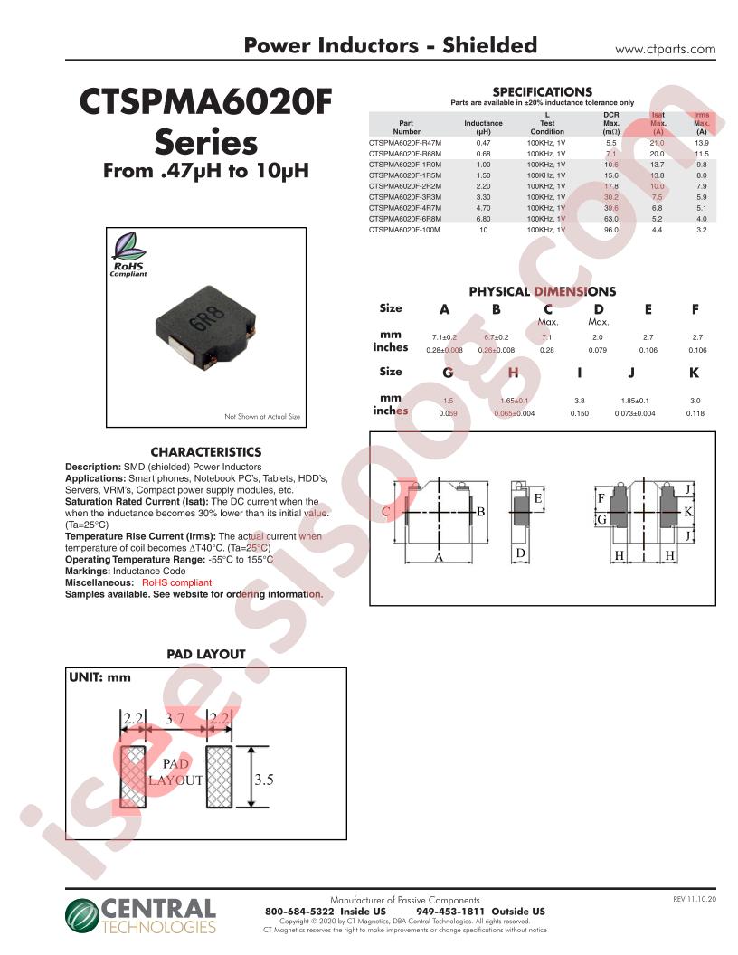 CTSPMA6020F-1R5M