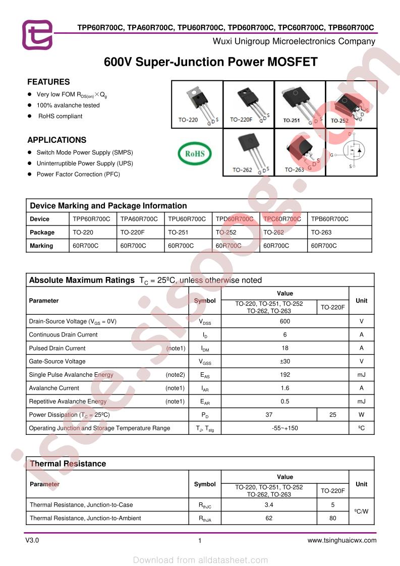 TPB60R700C
