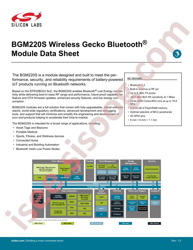 BGM220S