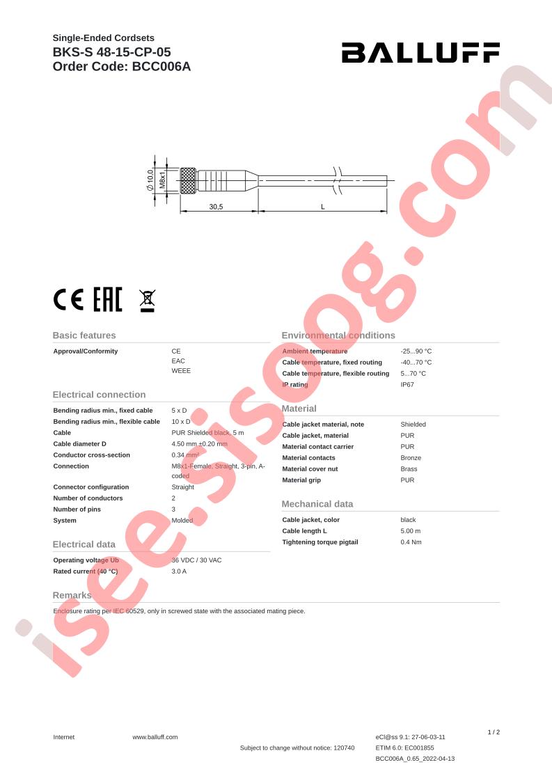 BCC006A