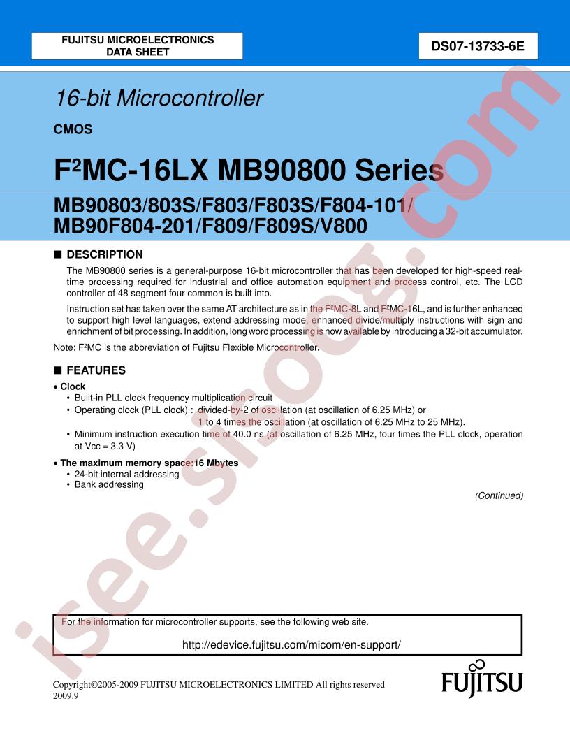 MB90F804-201PF-G