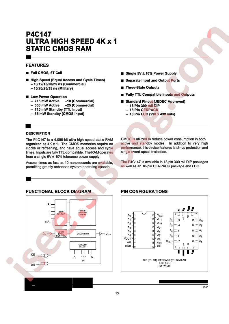 P4C147-15DC