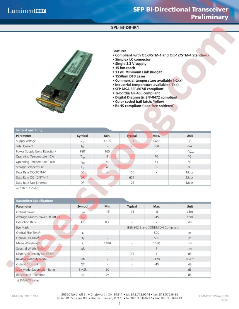 SPL-53-DR-IR1-CDA