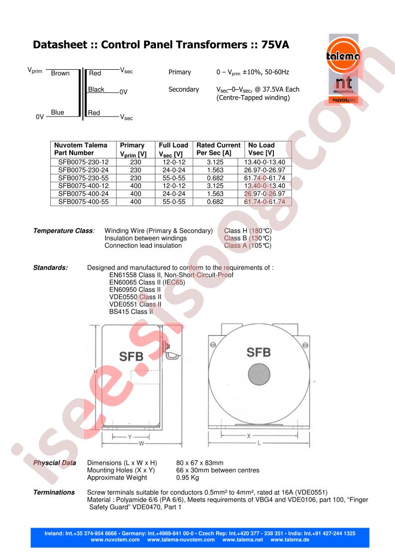 SFB0075-400-12