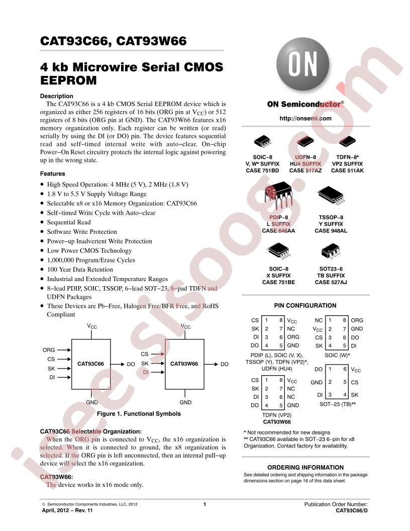 CAT93C66V-TE13