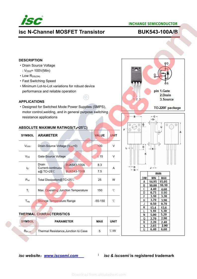 BUK543-100B