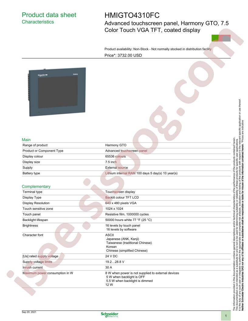 HMIGTO4310FC