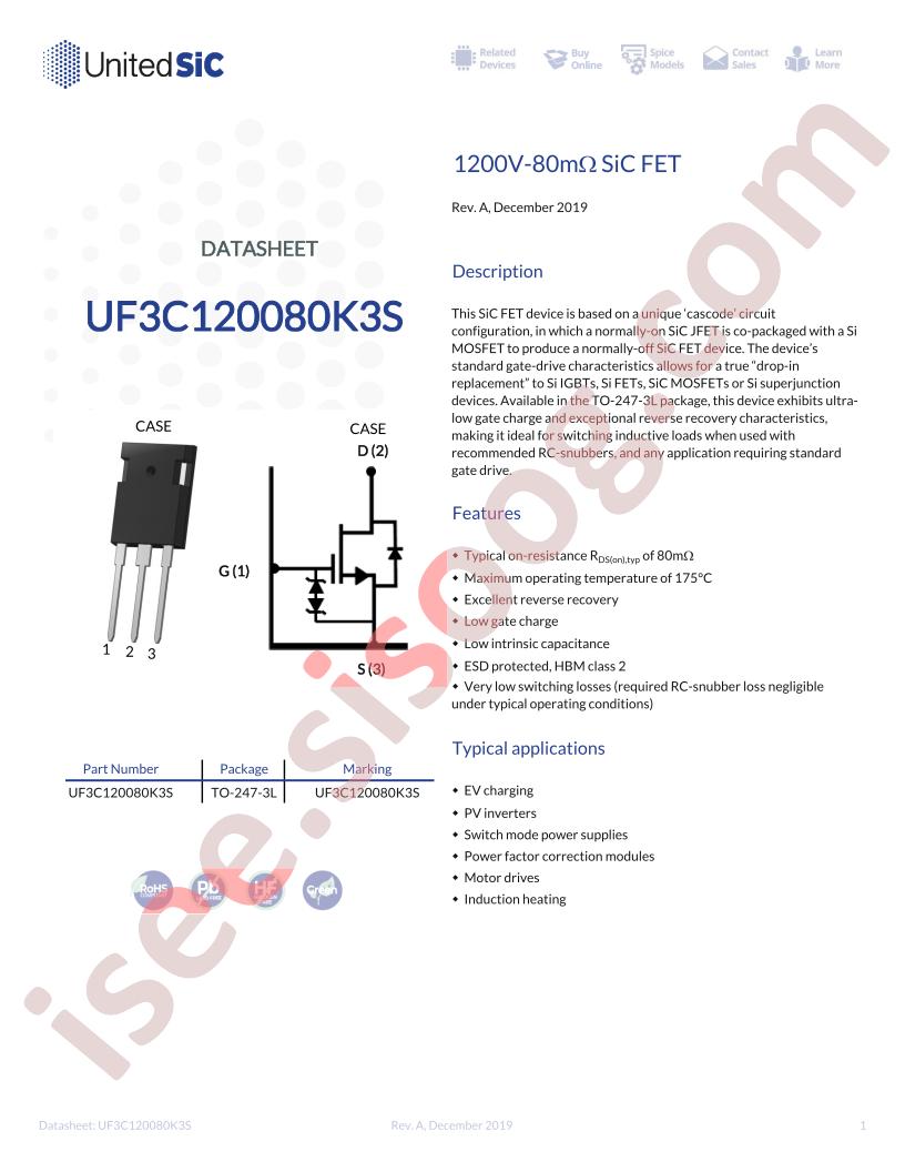 UF3C120080K3S