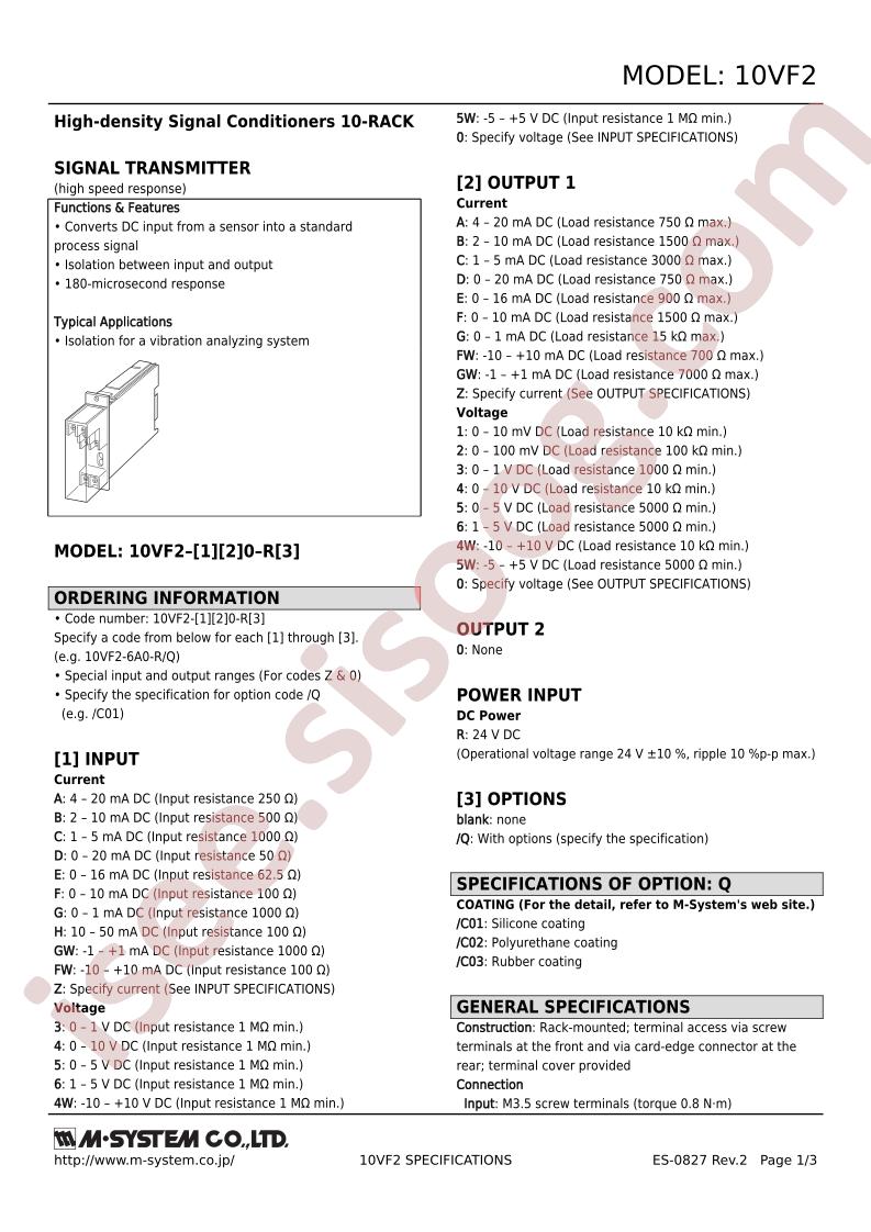 10VF2-D60-R