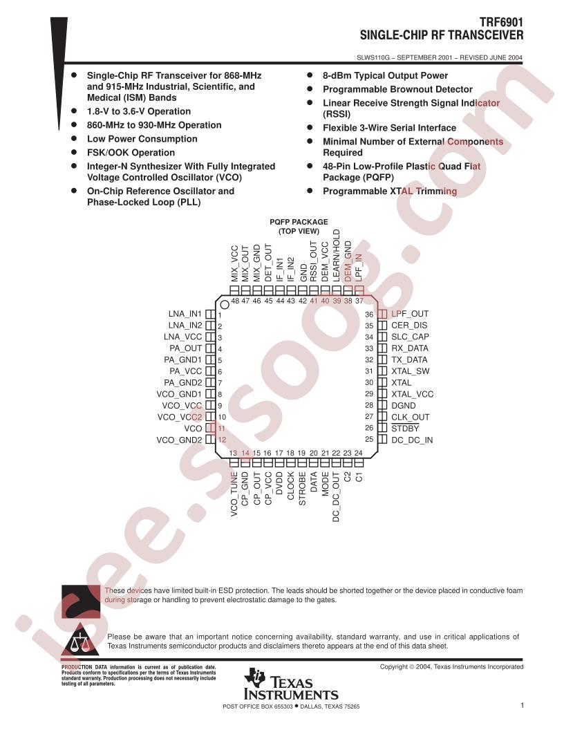 TRF6901PTG4