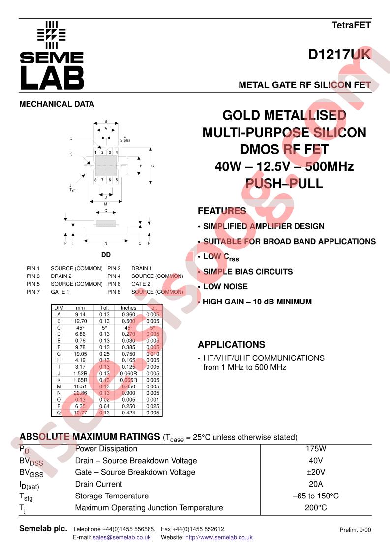 D1217UK