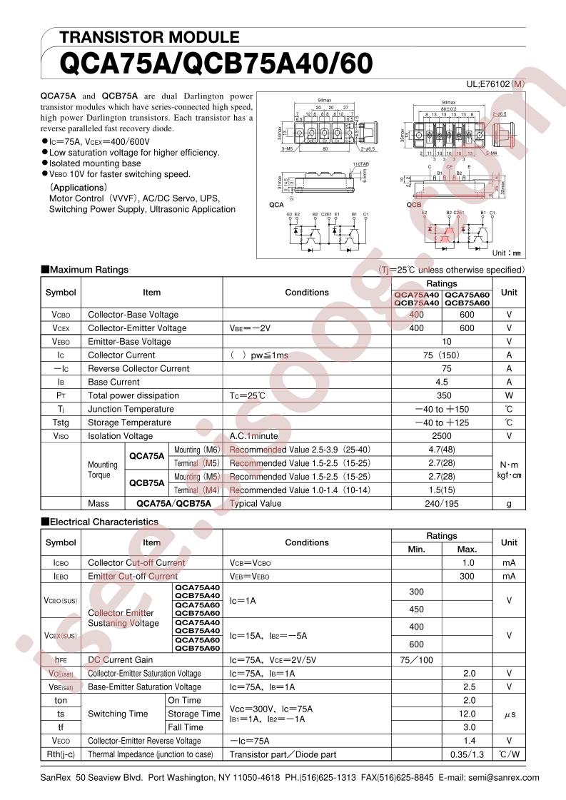 QCA75A60