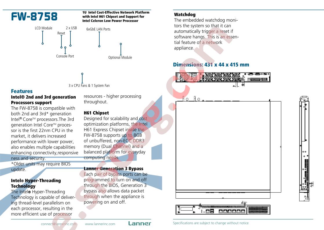 FW-8758E