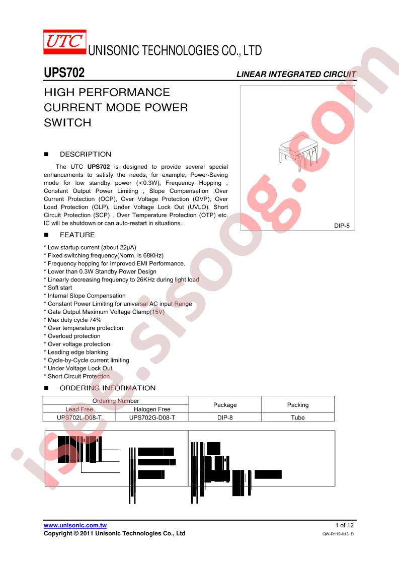 UPS702G-D08-T