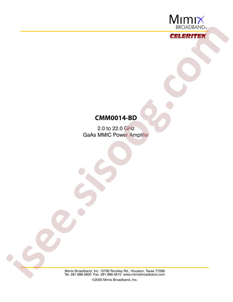 CMM0014-BD