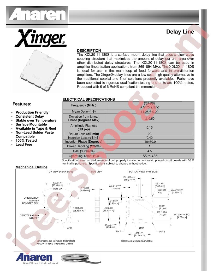 XDL20-11-180S