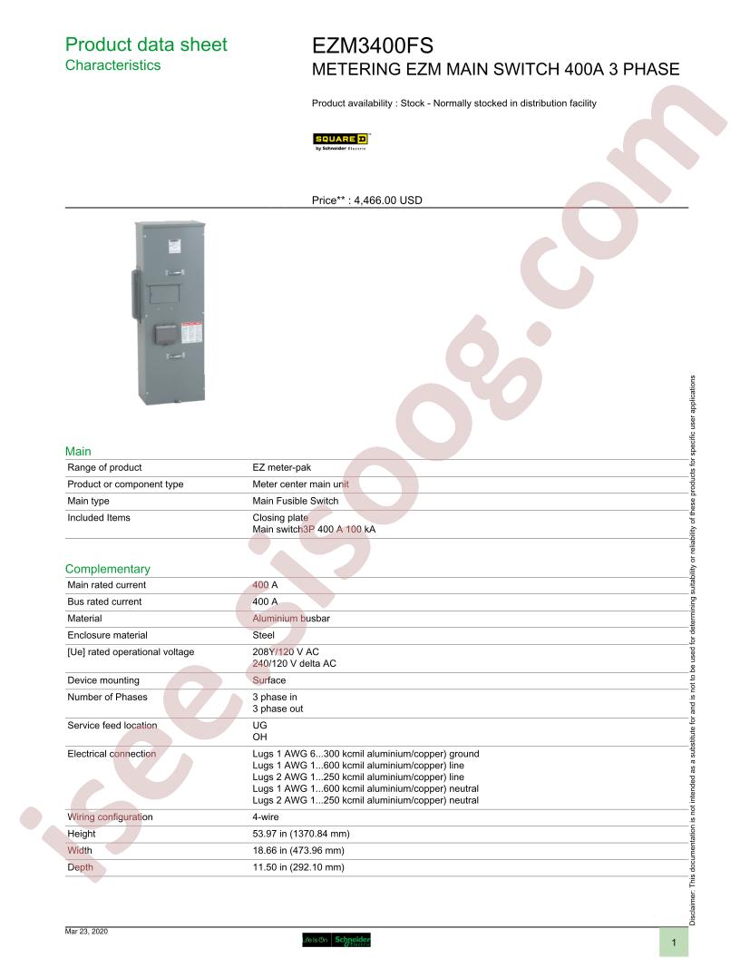 EZM3400FS
