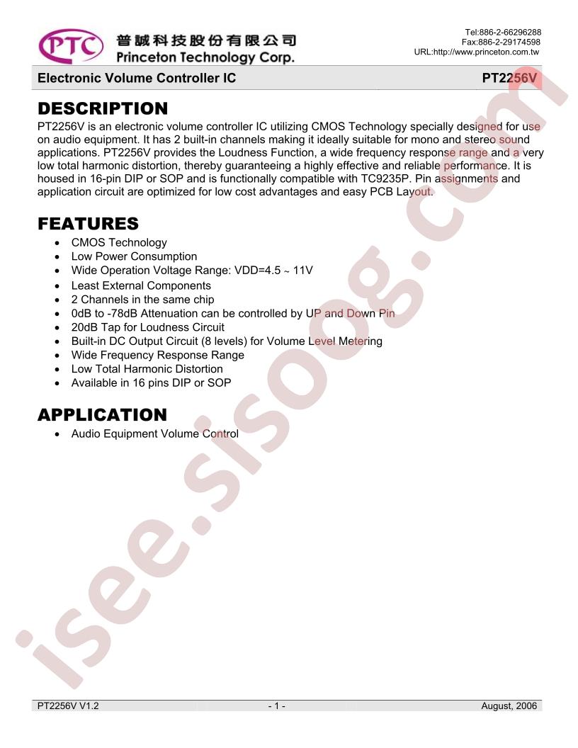 PT2256V-SN