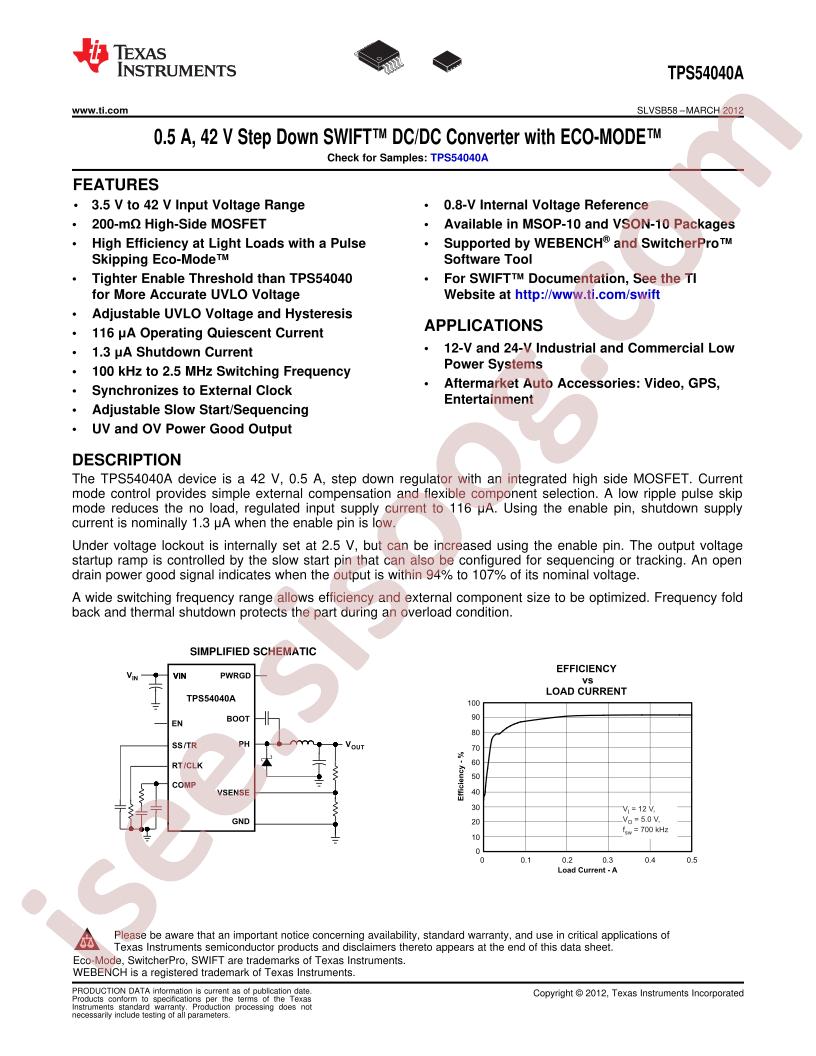TPS54040A
