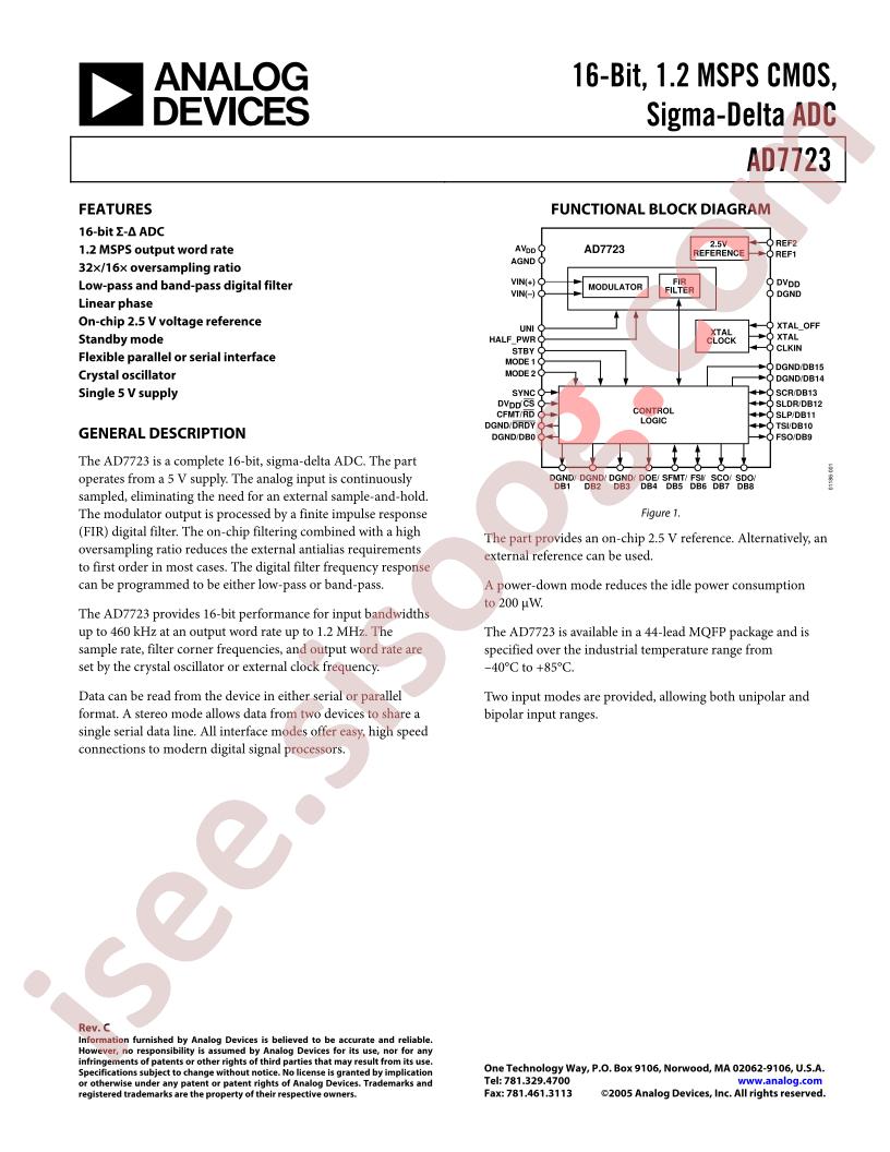 AD7723BSZ-REEL1