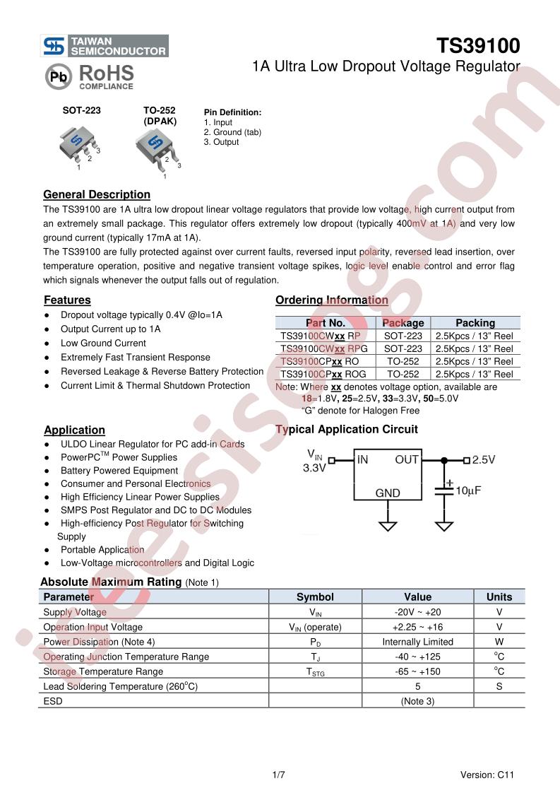 TS39100CP25RO