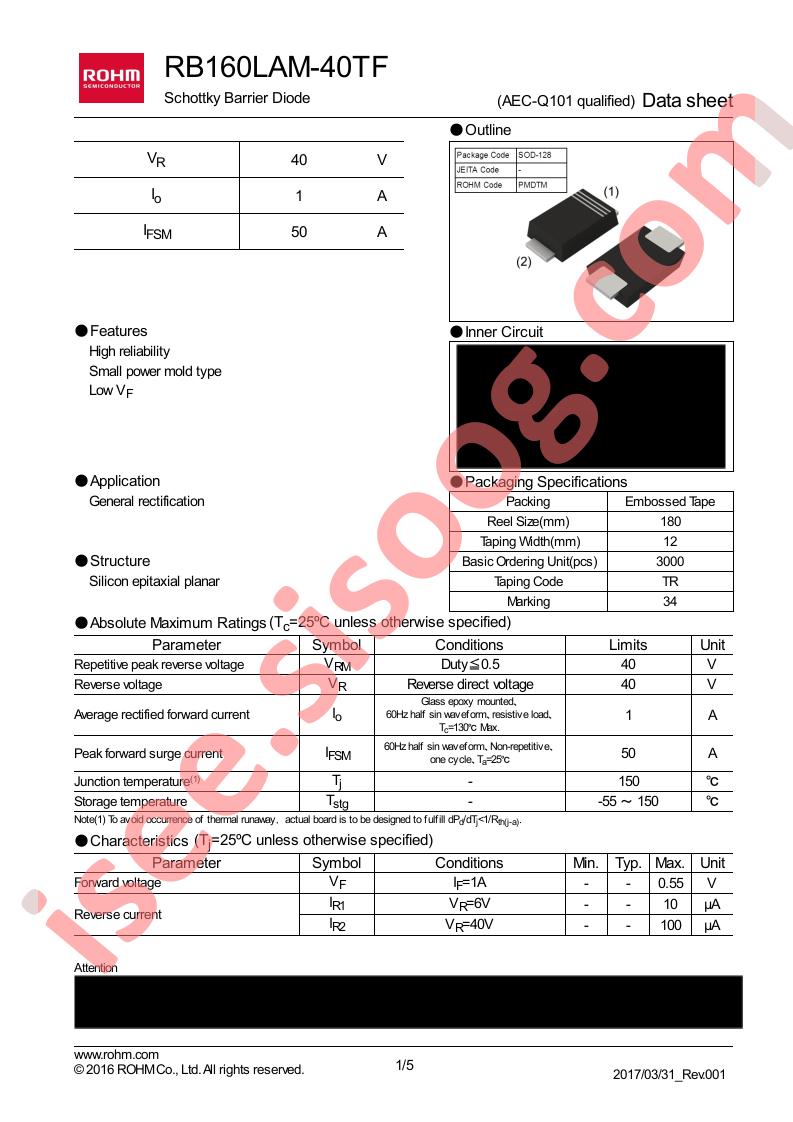 RB160LAM-40TF