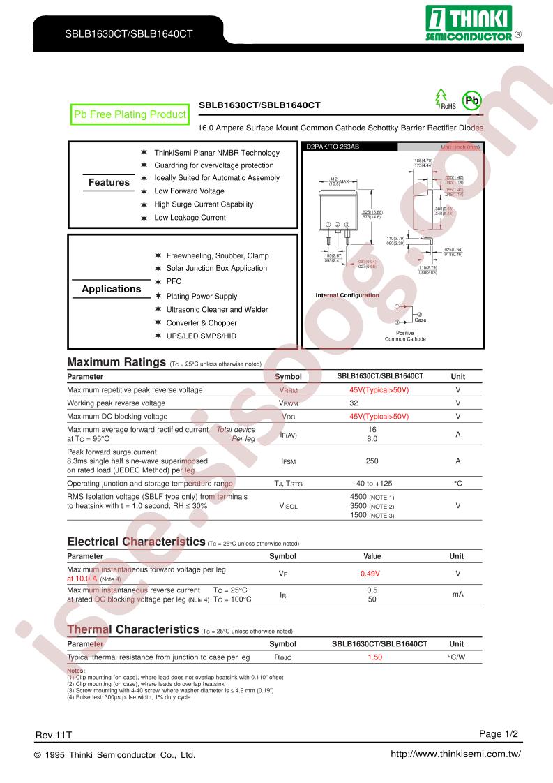 SBLB1630CT