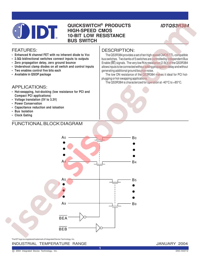 IDTQS3R384