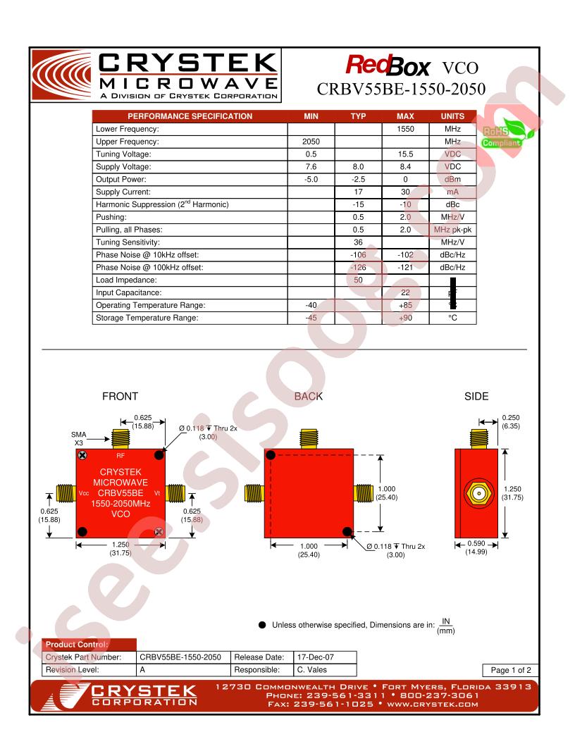 CRBV55BE-1550-2050