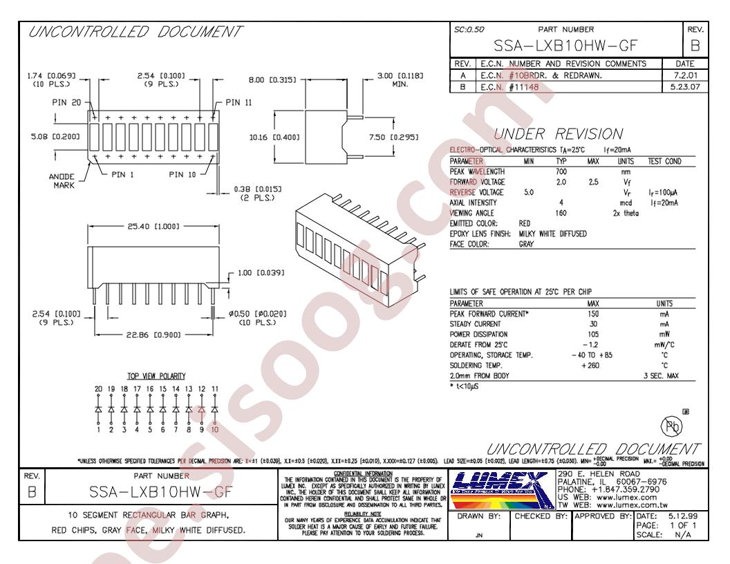 SSA-LXB10HW-GF