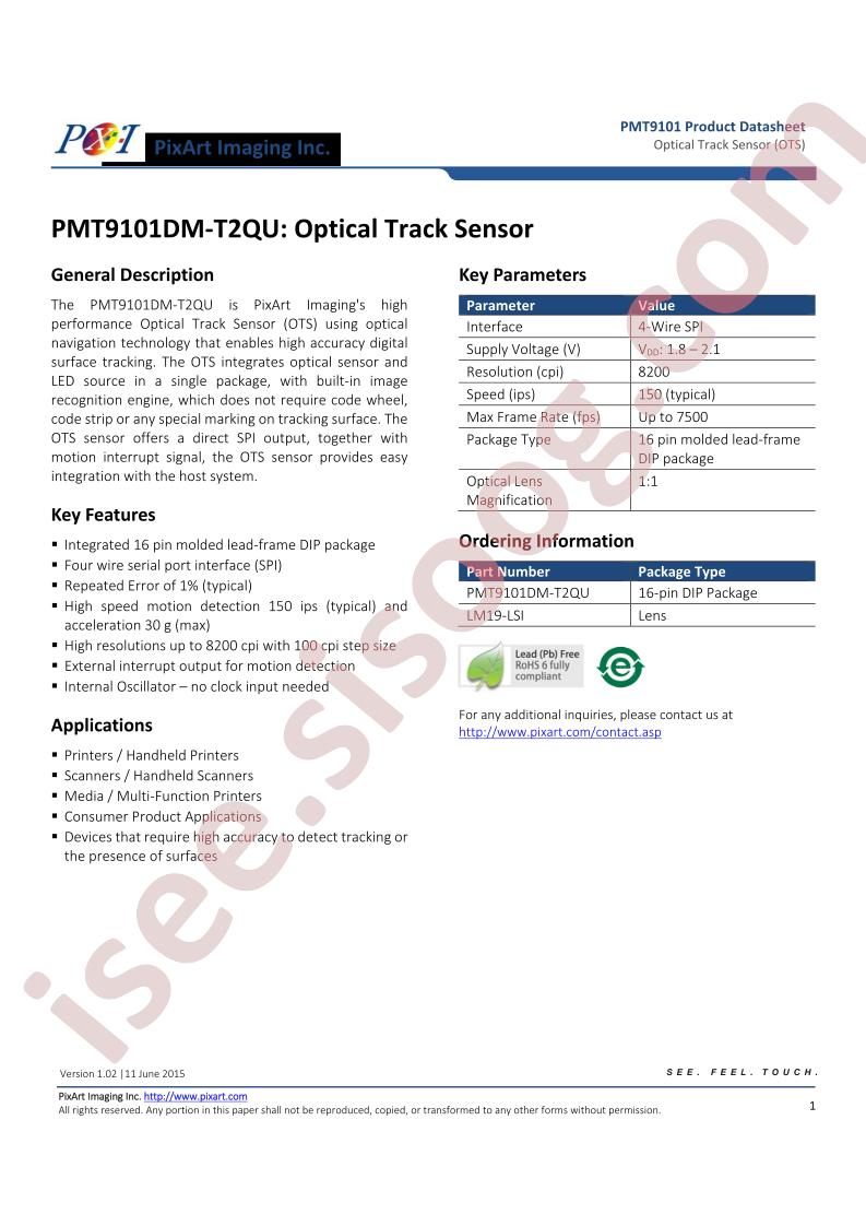 PMT9101DM-T2QU
