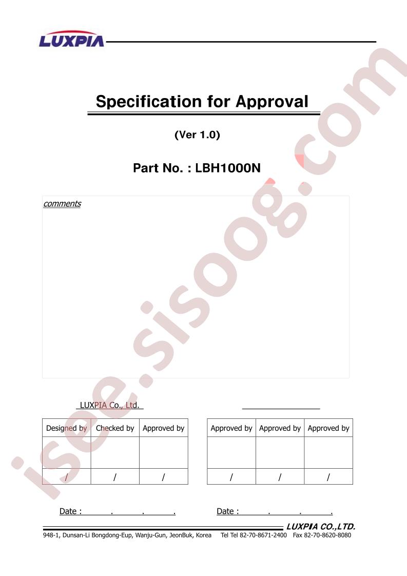 LBH1000N