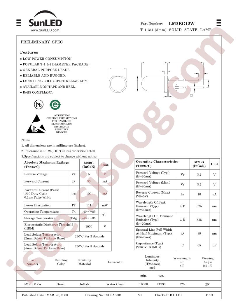 LM2BG12W