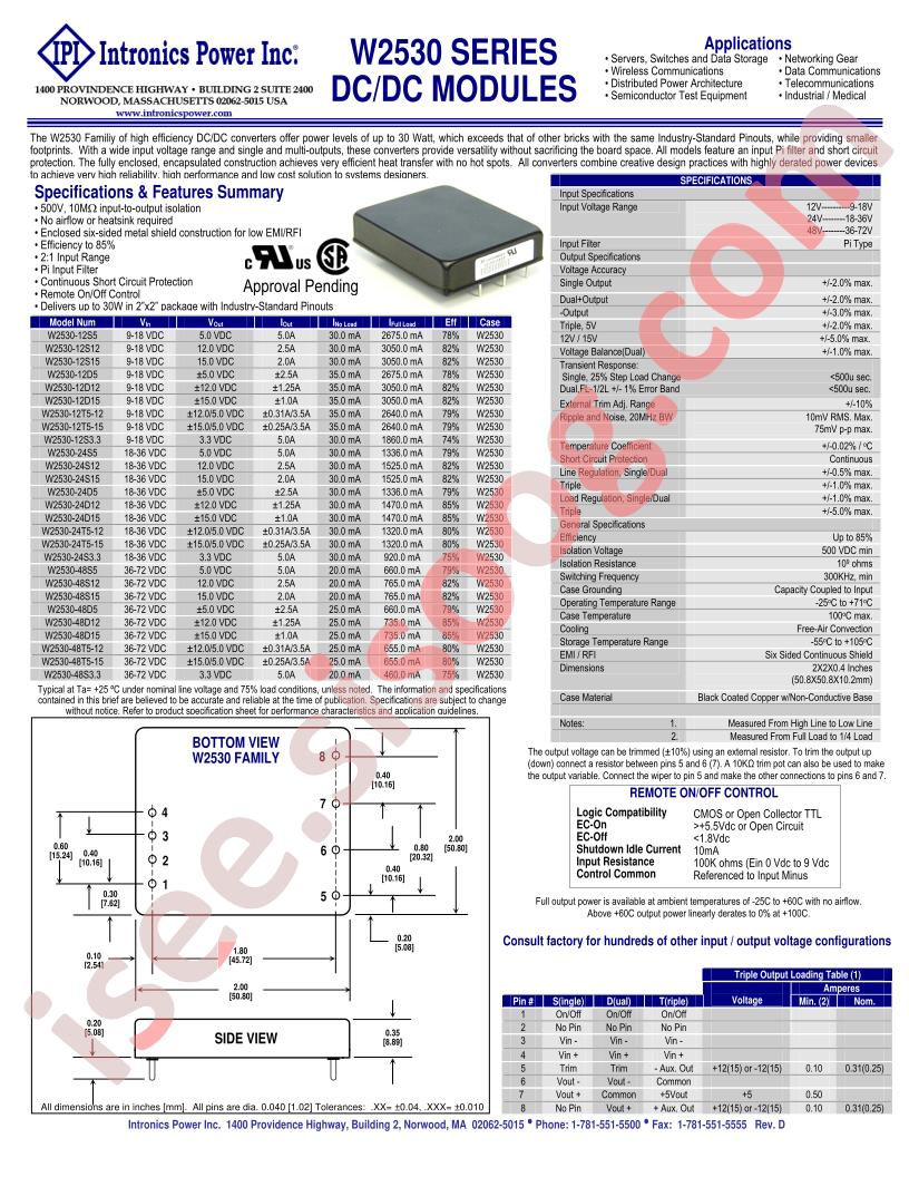 W2530-12S3.3