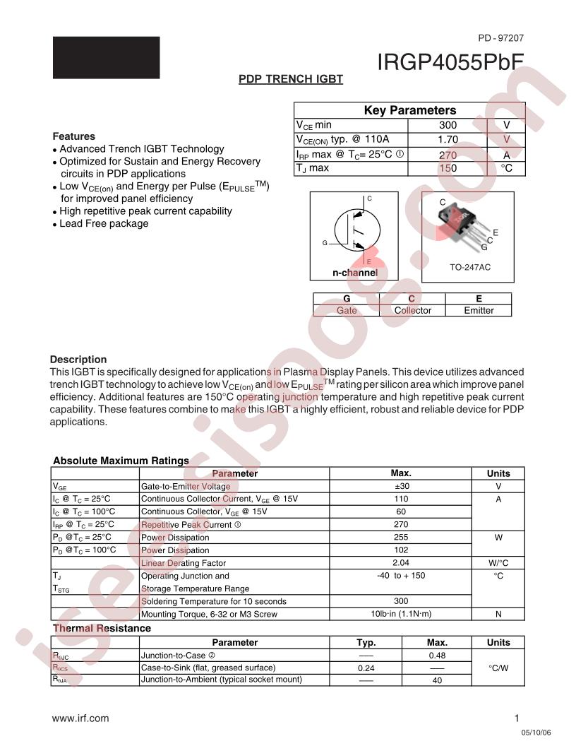 IRGP4055PBF