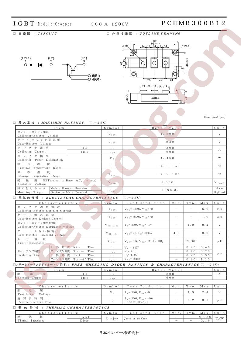 PCHMB300B12