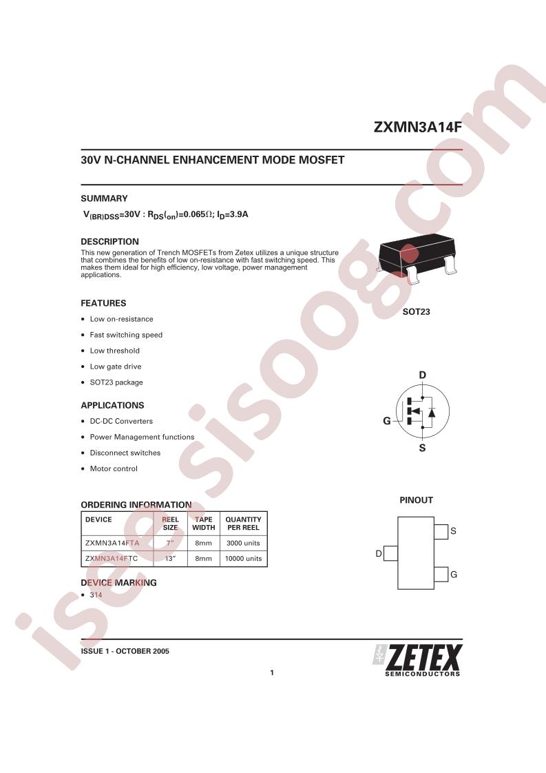 ZXMN3A14F