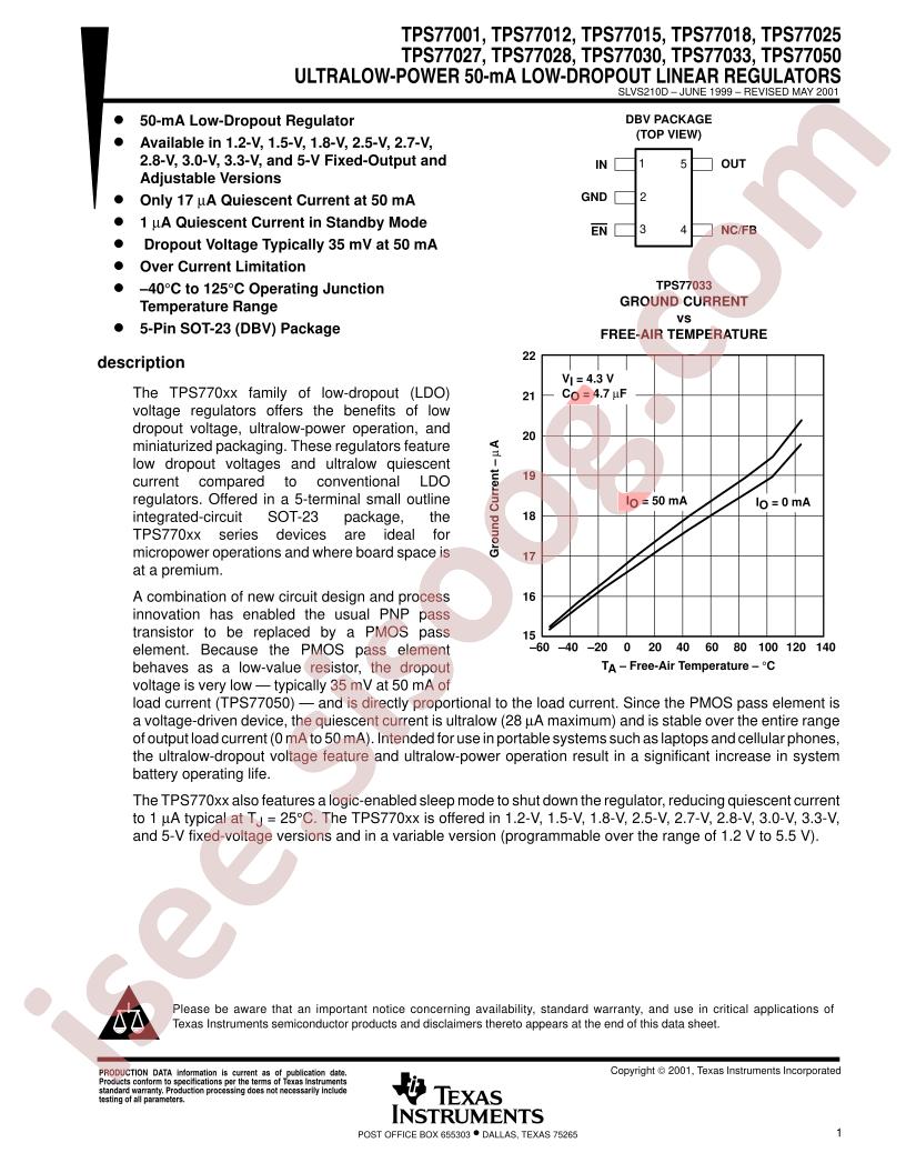 TPS77001,