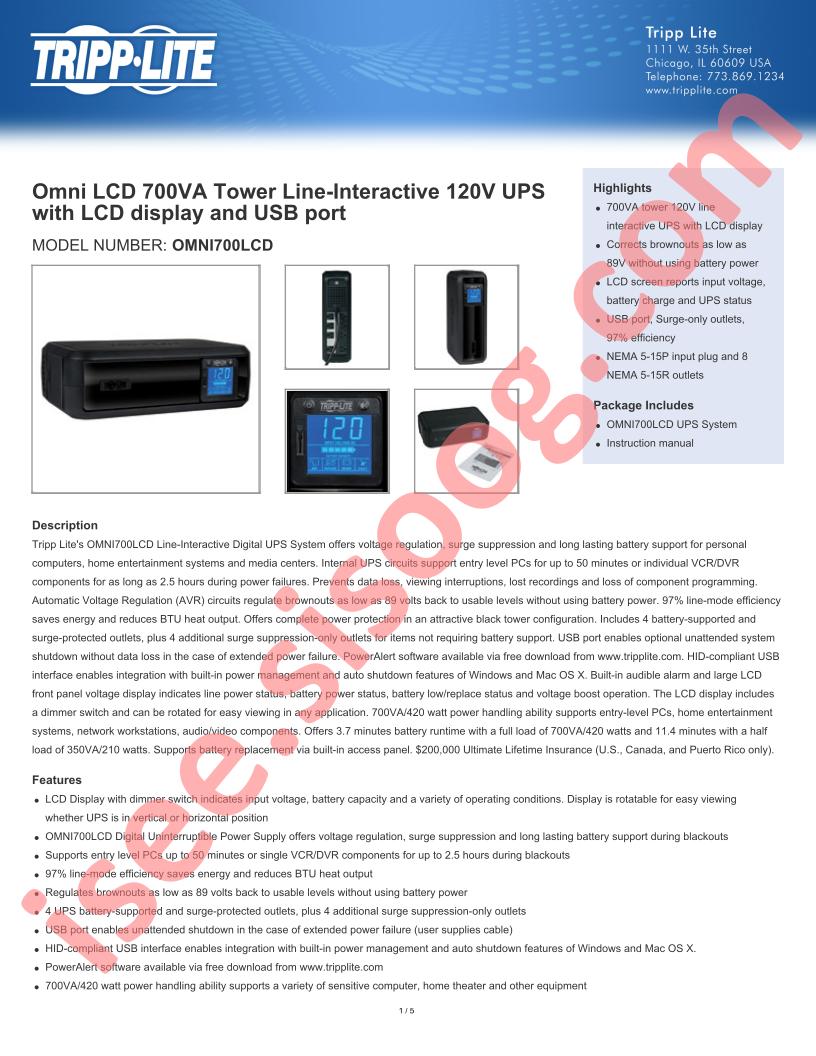 OMNI700LCD