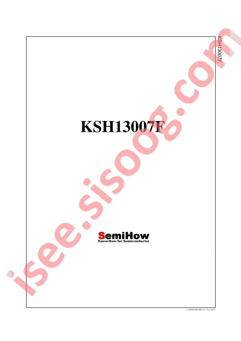KSH13007F