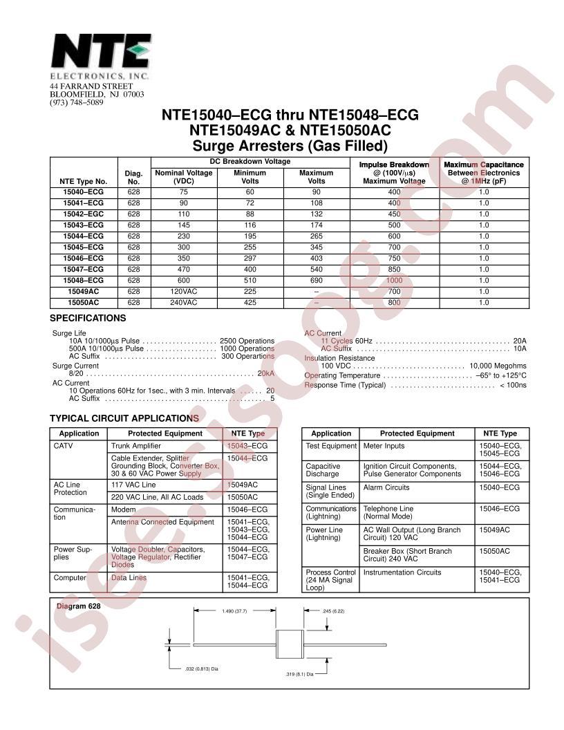 NTE15040-ECG