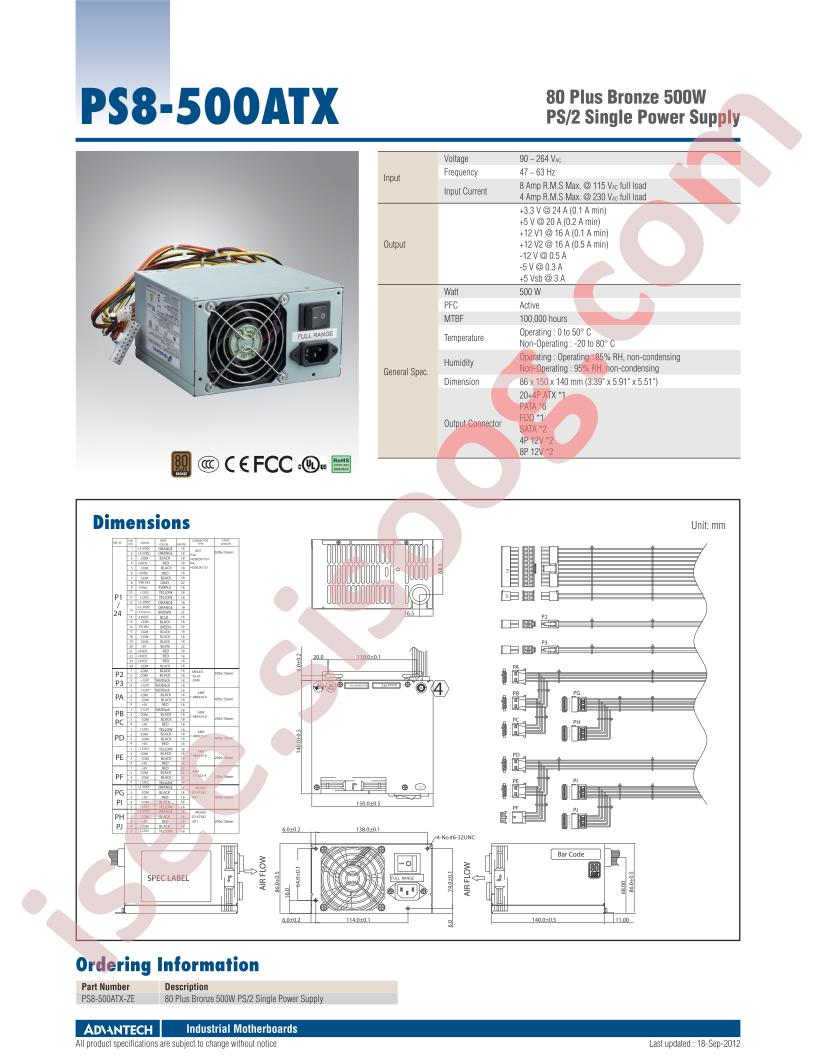 PS8-500ATX-ZE