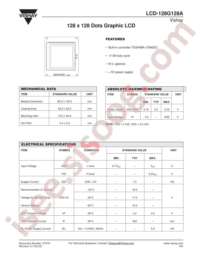 LCD-128G128A