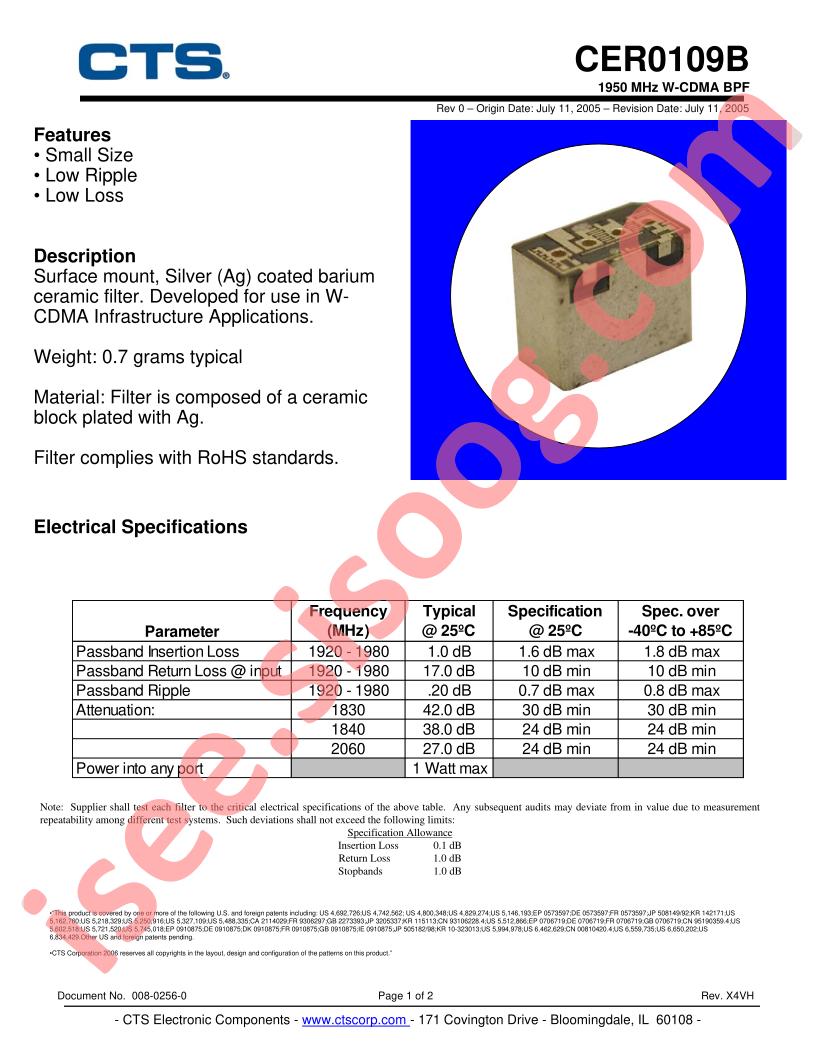 CER0109B