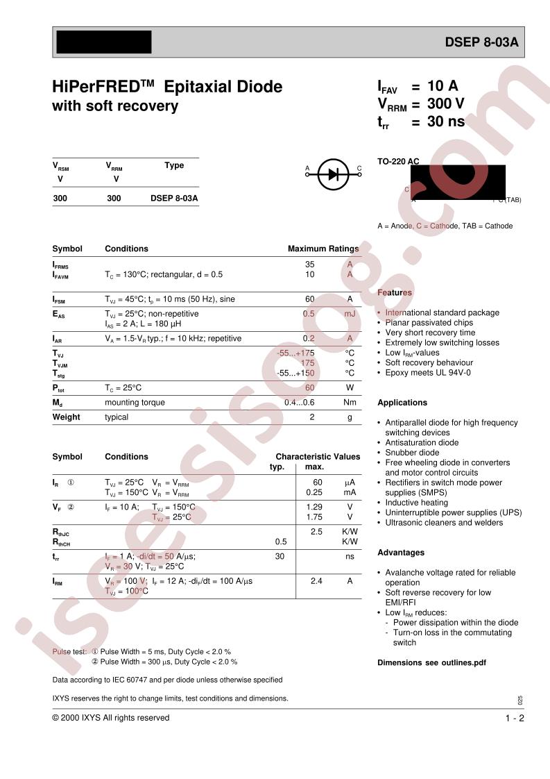 DSEP8-03A